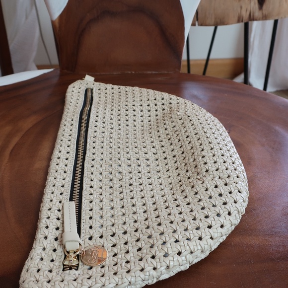 Clare V. Grande Fanny in Cream Rattan - Picture 7 of 14